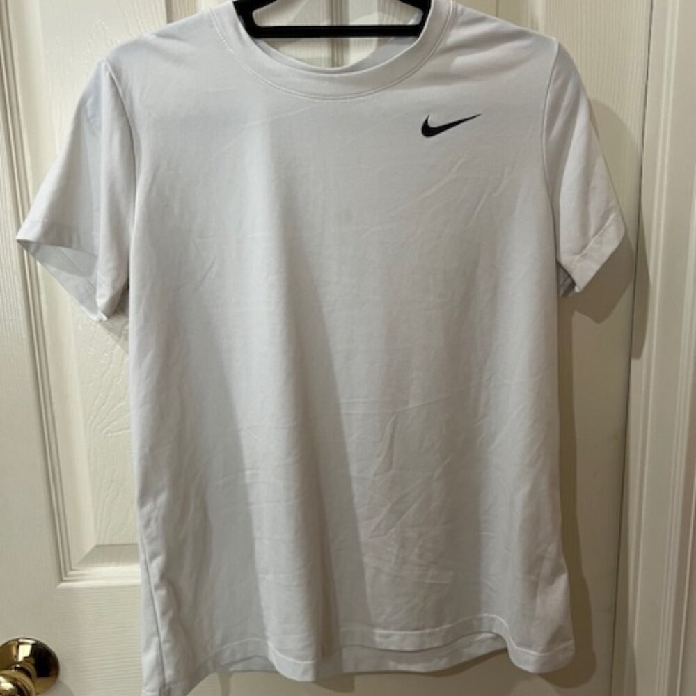 Nike White Dri-Fit Top